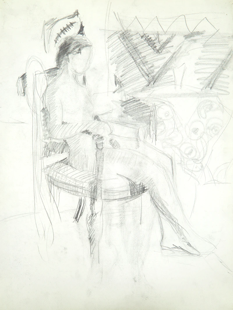 Eugenia Berlin, Selection of Drawings, Sketches and Works on Paper, mixed media on paper - view 31