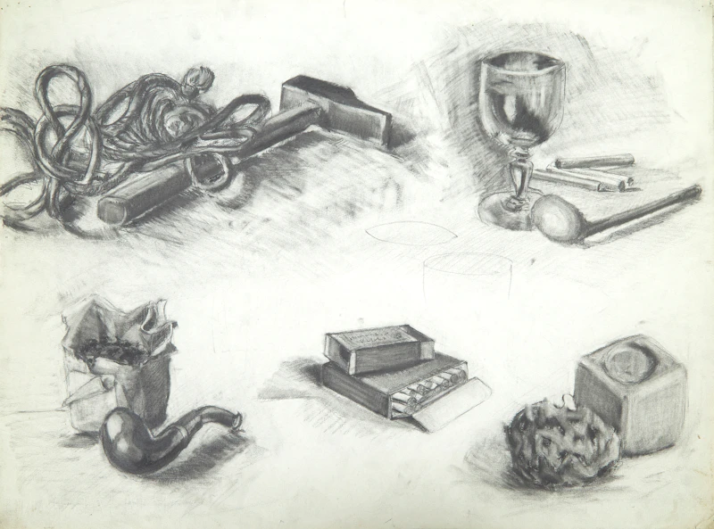Eugenia Berlin, Selection of Drawings, Sketches and Works on Paper, mixed media on paper - view 33