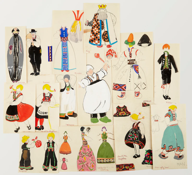 Eugenia Berlin, Selection of Drawings, Sketches and Works on Paper, mixed media on paper - view 38