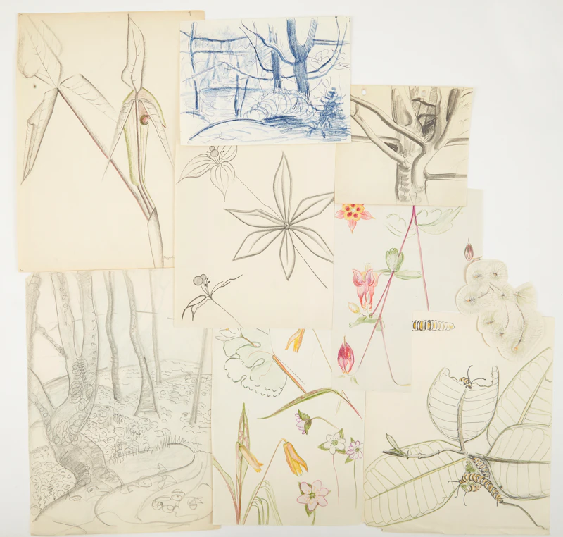 Eugenia Berlin, Selection of Drawings, Sketches and Works on Paper, mixed media on paper - view 39