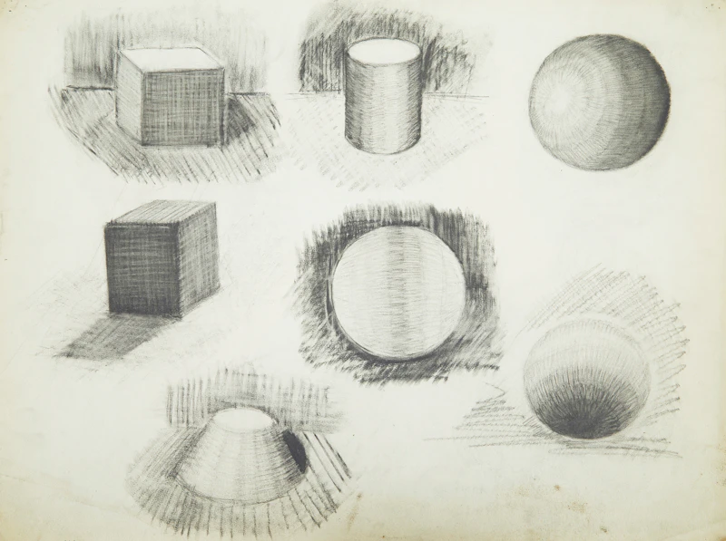 Eugenia Berlin, Selection of Drawings, Sketches and Works on Paper, mixed media on paper - view 45