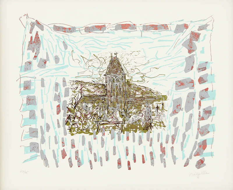 Jean Paul Riopelle, Le clocher de Vétheuil