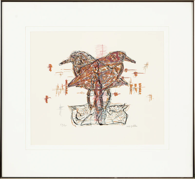 Jean Paul Riopelle, Pizziwi, lithograph - view 2