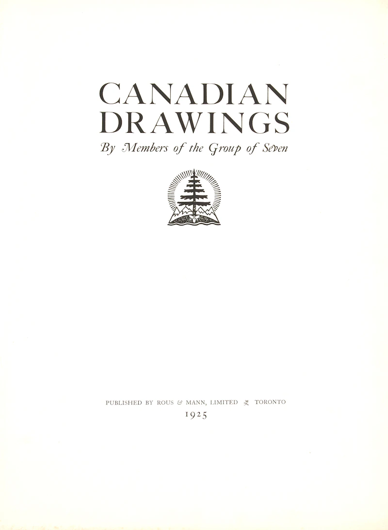 Books and Reference, Canadian Drawings: A Portfolio of Prints by Members of the Group of Seven, portfolio of 18 lithographs, 1925 - view 2