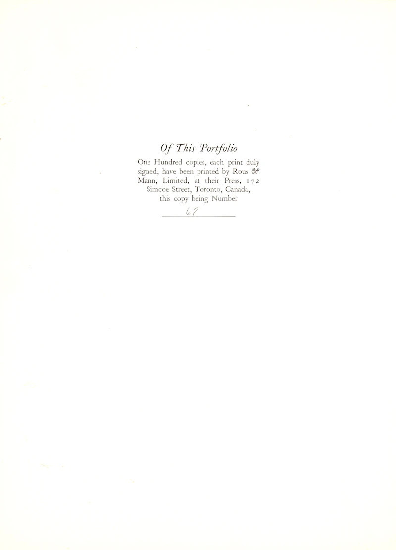 Books and Reference, Canadian Drawings: A Portfolio of Prints by Members of the Group of Seven, portfolio of 18 lithographs, 1925 - view 3