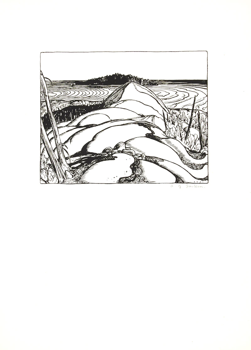 Books and Reference, Canadian Drawings: A Portfolio of Prints by Members of the Group of Seven, portfolio of 18 lithographs, 1925 - view 9