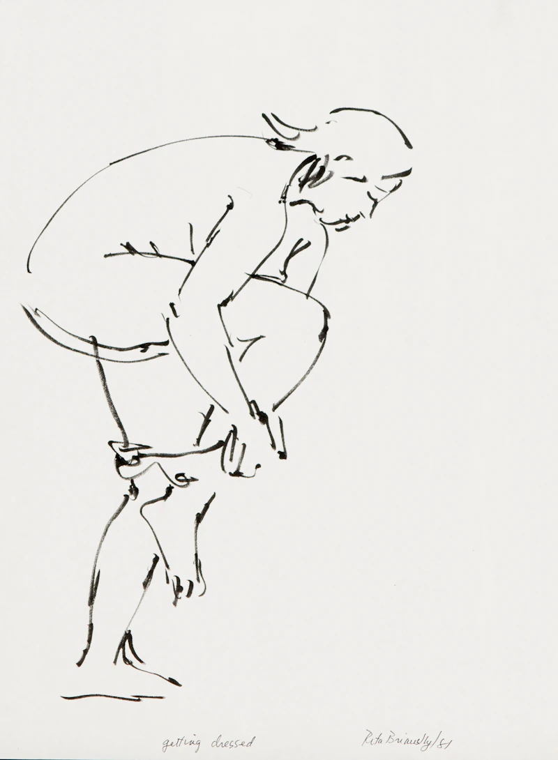 Rita Briansky, Self Portrait; Sylvie; Karate; Motion; Getting Dressed