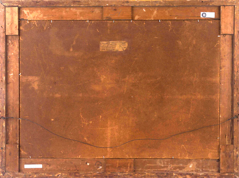 John Adrian Darley Dingle, The Window (The Artist in his Studio), oil on board - view 3
