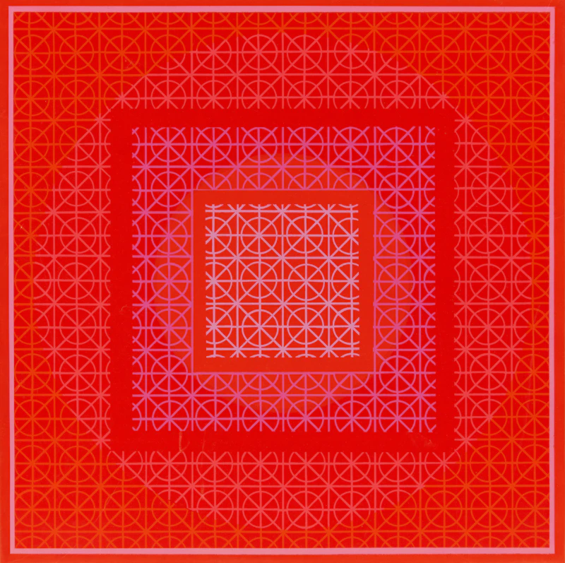 Untitled Abstraction (”Op Art”) by Gordon Appelbe Smith