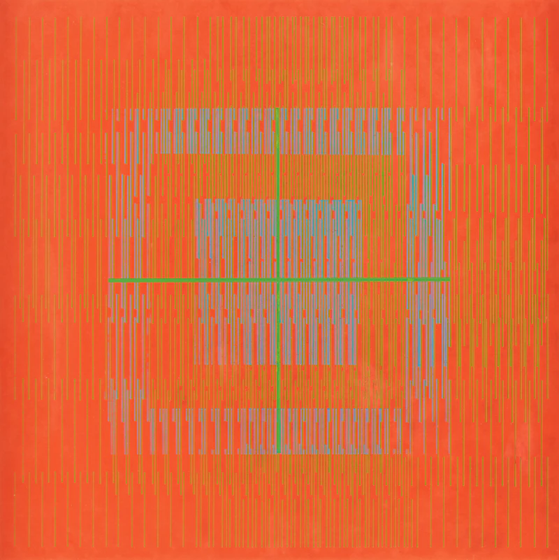 Untitled Abstraction (”Op Art”) by Gordon Appelbe Smith