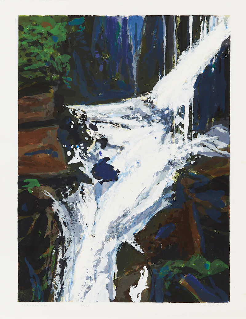 Gordon Appelbe Smith, Shannon Falls, colour serigraph, 1990 - view 2