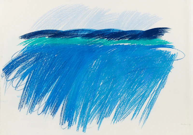 Graham Cantieni, Ocean Landscape, pastel, 1991 - view 1