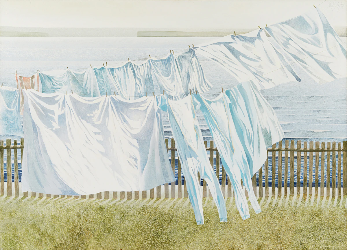 Ronald William Bolt, The Hibb’s Cove Jig (Newfoundland Gothic Series), acrylic on canvas, 1974