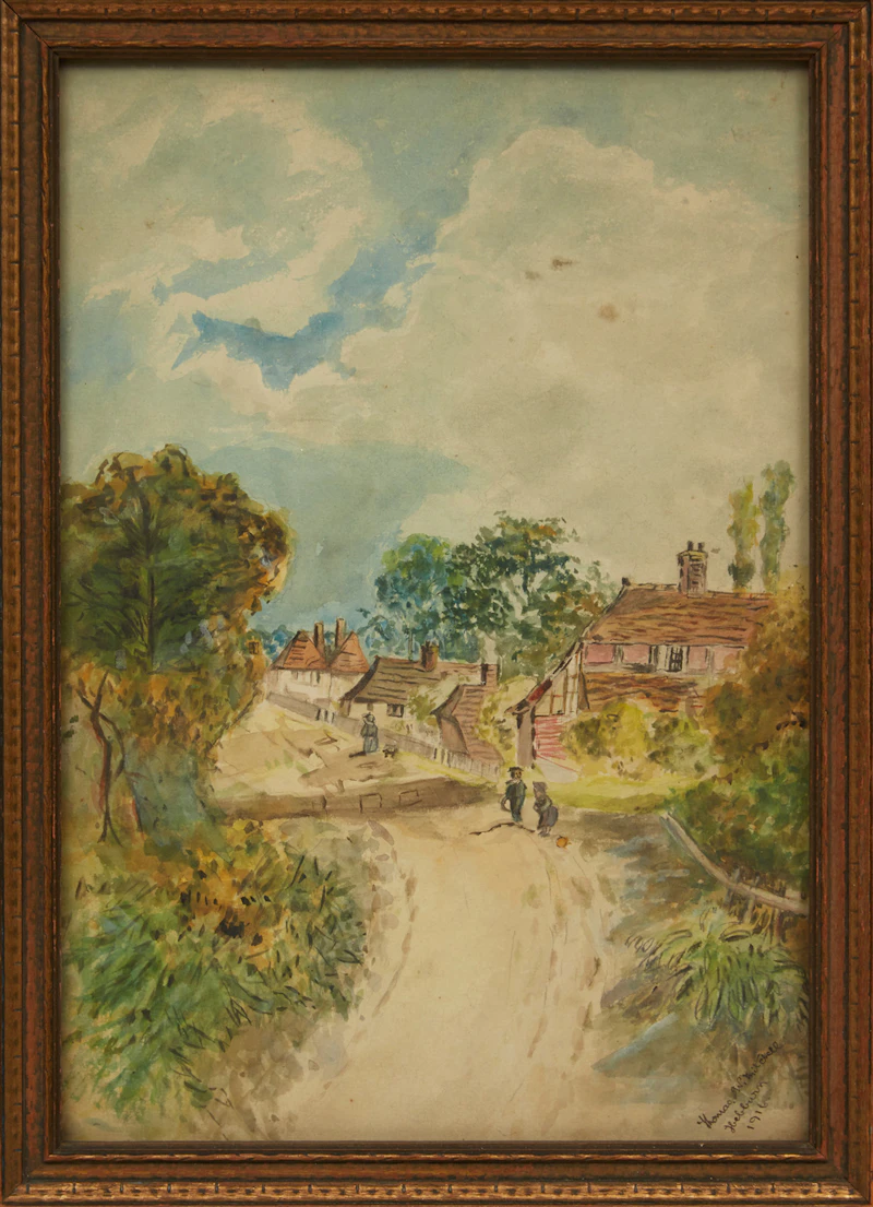 Thomas Wilberforce Mitchell, Hebburn, watercolour, 1916 - view 2
