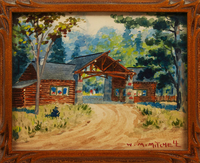 Willard Morse Mitchell, The Seigniory Club at Montebello, P.Q., two watercolours - view 2