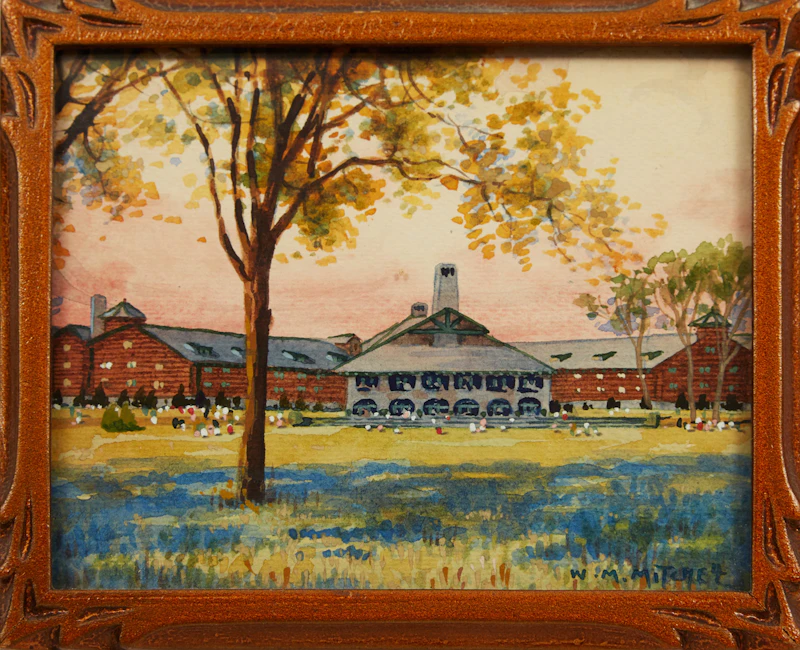 Willard Morse Mitchell, The Seigniory Club at Montebello, P.Q., two watercolours - view 5
