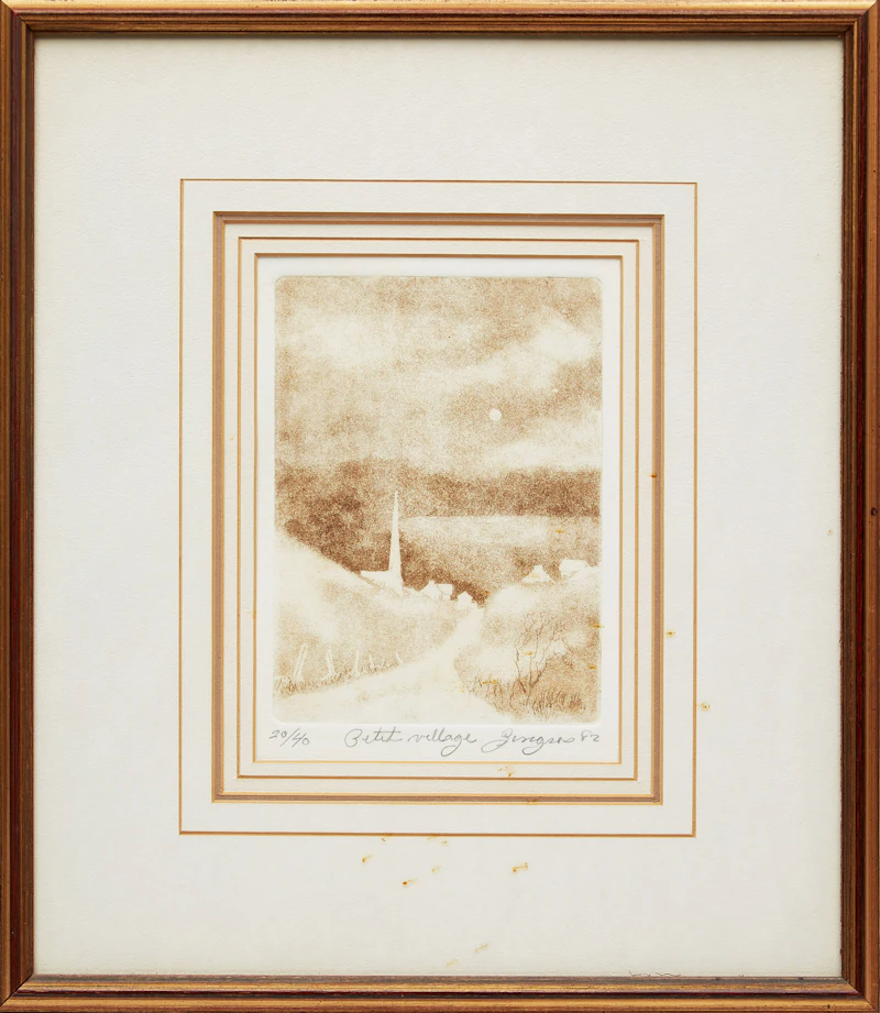 Gilles Gingras, Québec et ses ponts couverts, book with etching - view 2