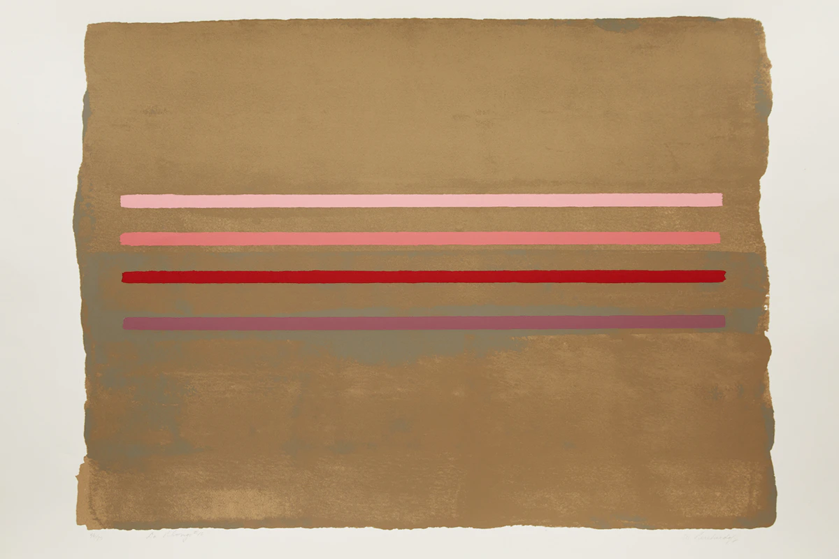 William Perehudoff, La Plonge #10, colour lithograph