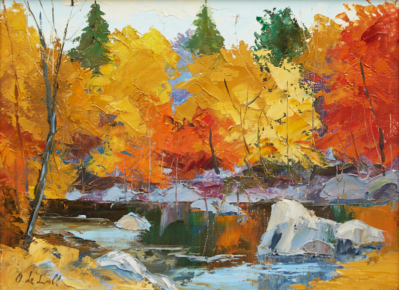Oscar  de Lall, Canadian Fall Landscape
