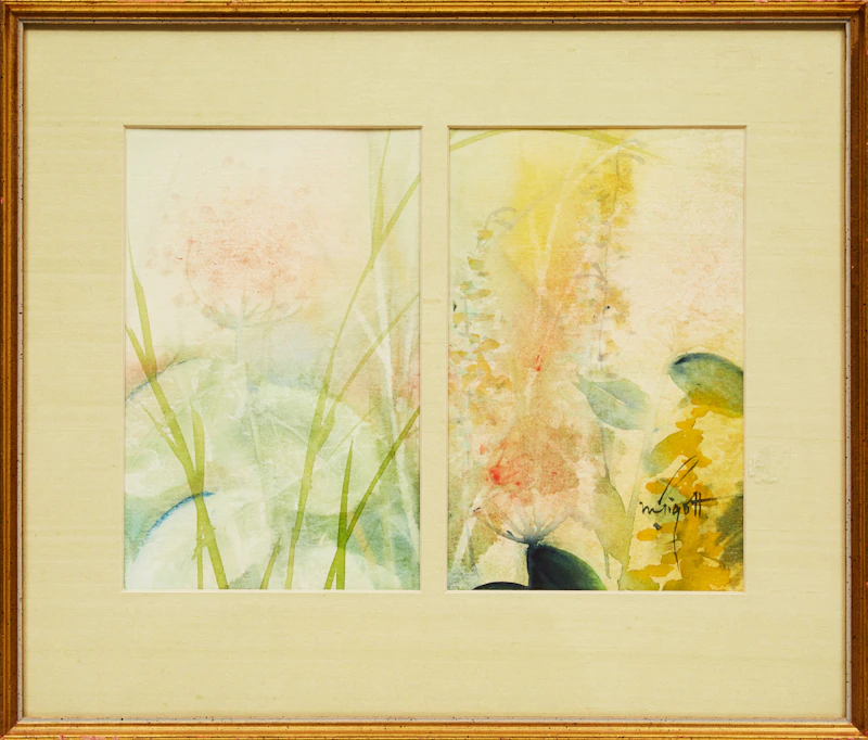 Marjorie Pigott, Untitled Floral Study, watercolour - view 2