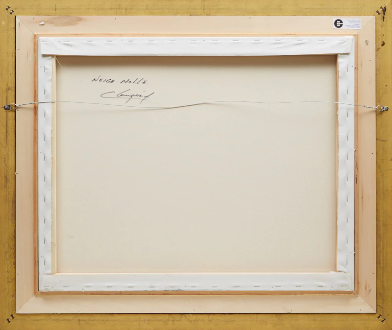 Claude Langevin, Winter Landscape, oil on canvas - view 3