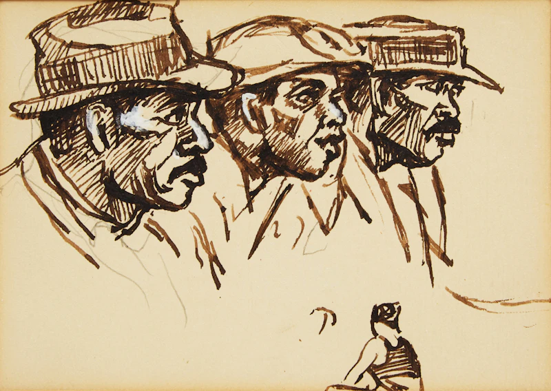 Peter Clapham Sheppard, Study of Three Men and a Woman