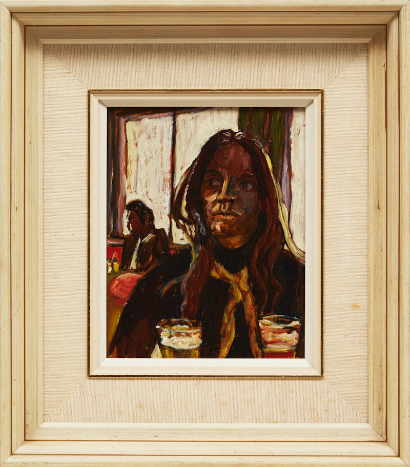 Robert Francis Michael McInnis, In the Marine Inn, oil on board, 1975 - view 2