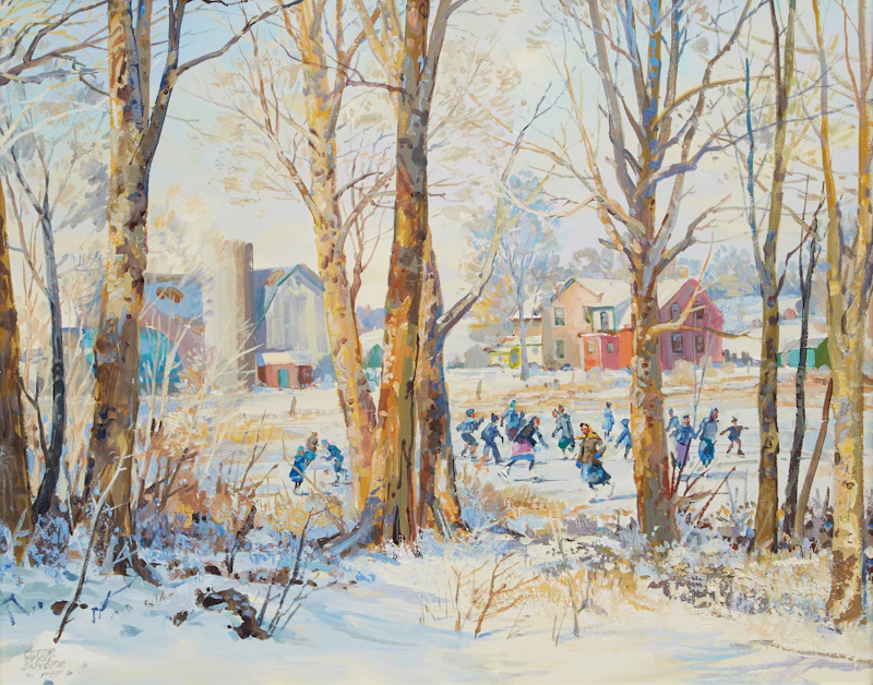 Skating Party by Peter Etril Snyder