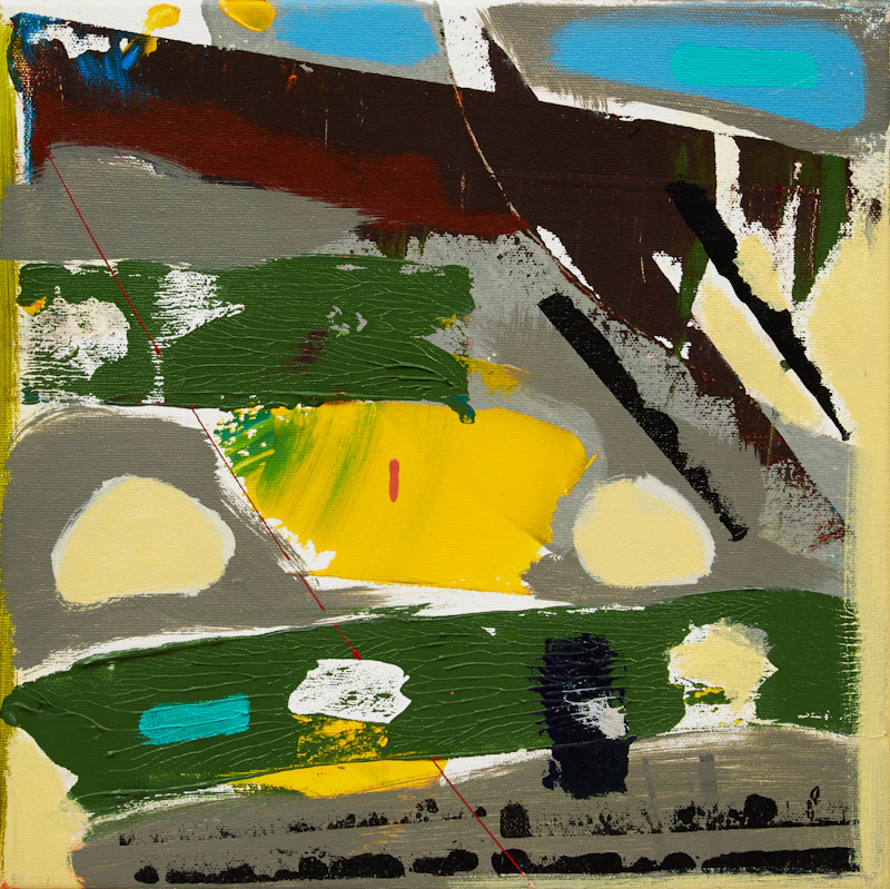 Armand Vaillancourt, Art à la piece (80), oil on canvas, 2005 - view 2