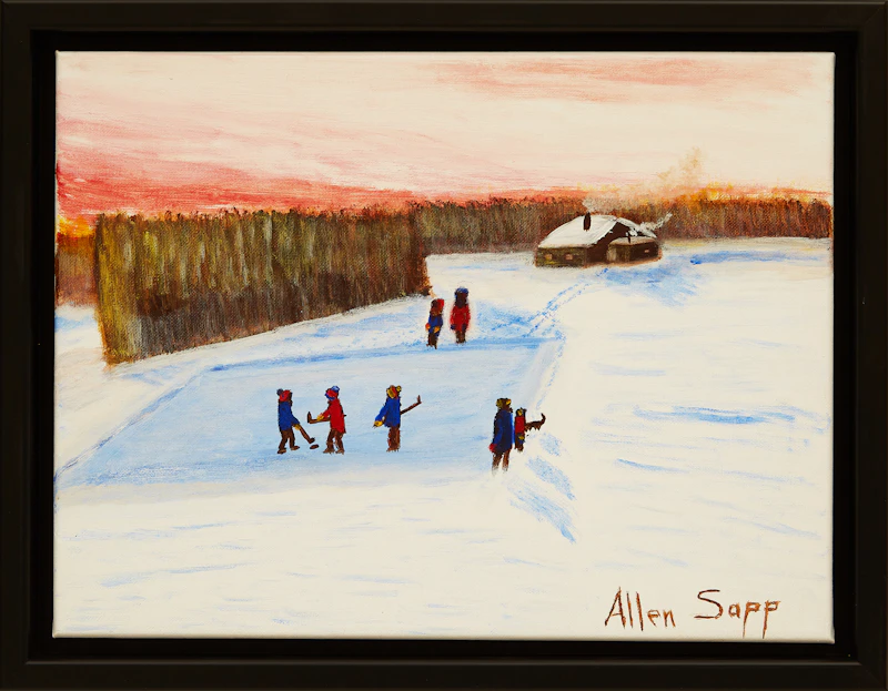 Allen Sapp, Playing Shinny