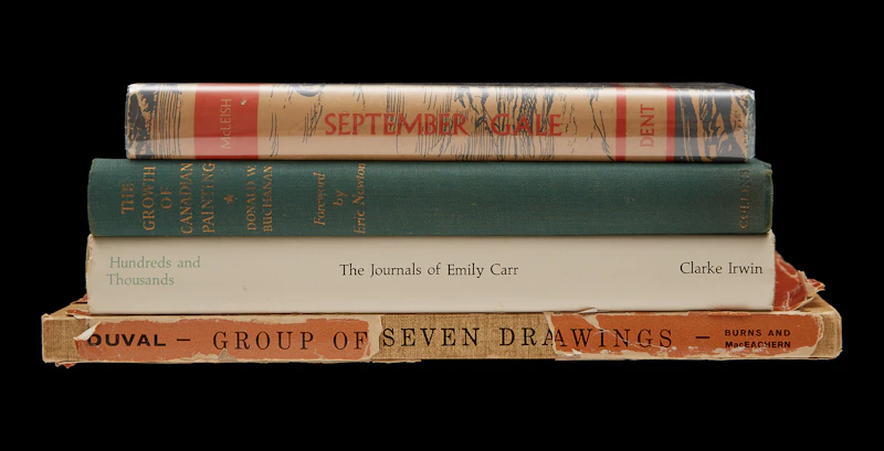 September Gale: A Study of Arthur Lismer (John A.B. McLeish); The Growth of Canadian Painting (Donald W. Buchanan); Hundreds and Thousands: The Journals of Emily Carr (Clarke Irwin); Group of Seven Drawings (Paul Duval) by Books and Reference