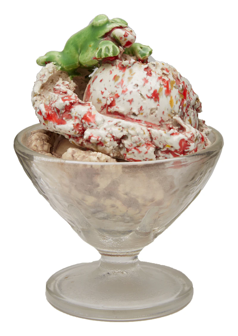 David James Gilhooly, Frog and Strawberry Sundae , ceramic and glass sculpture - view 3