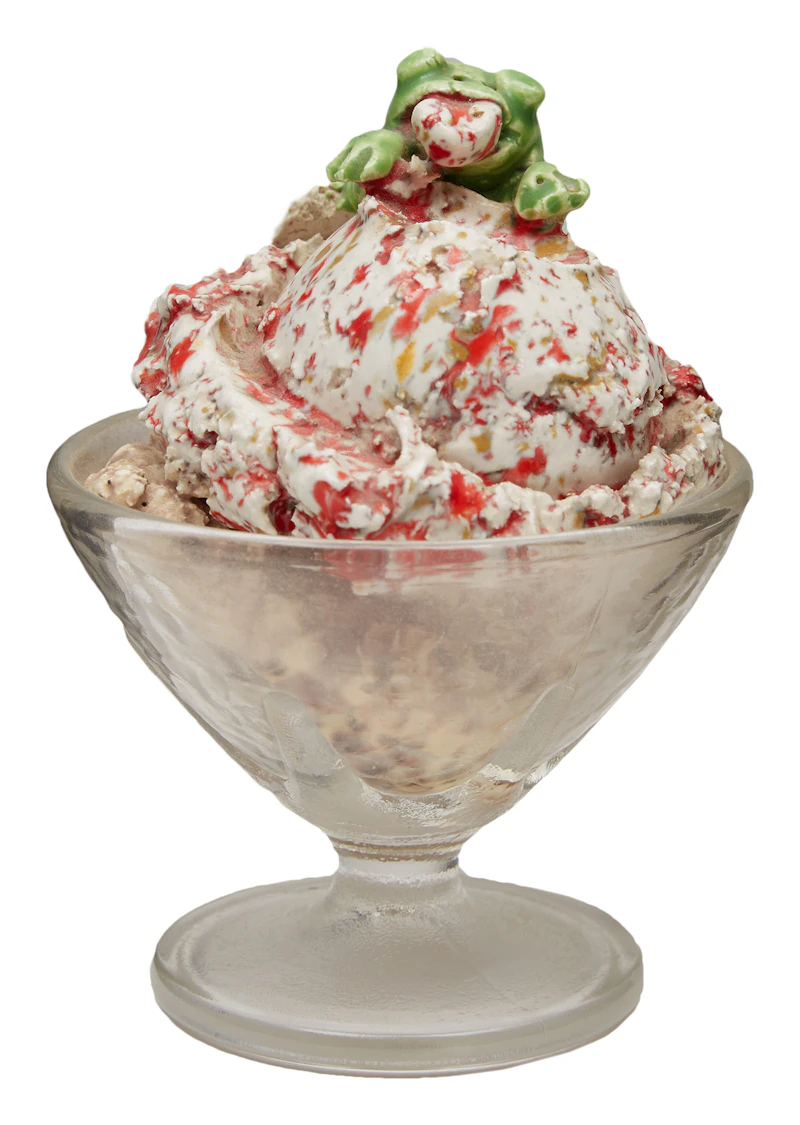 David James Gilhooly, Frog and Strawberry Sundae , ceramic and glass sculpture - view 4