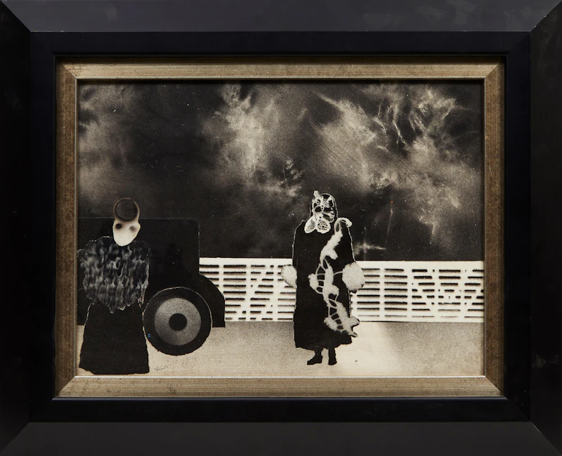 Louis de Niverville, The Old Set, mixed media and collage on board - view 2