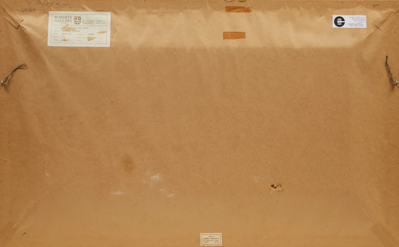 Michael French, The Last of the Snow, acrylic, 1977 - view 3