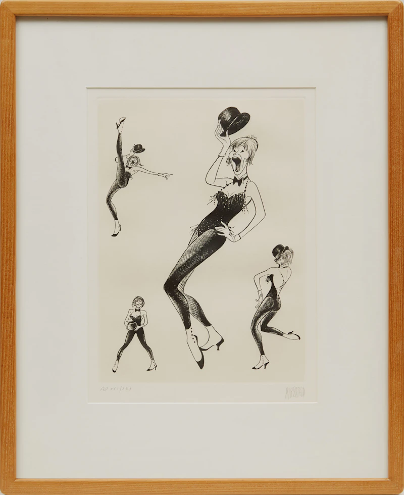 Shirley MacLaine by Al Hirschfeld