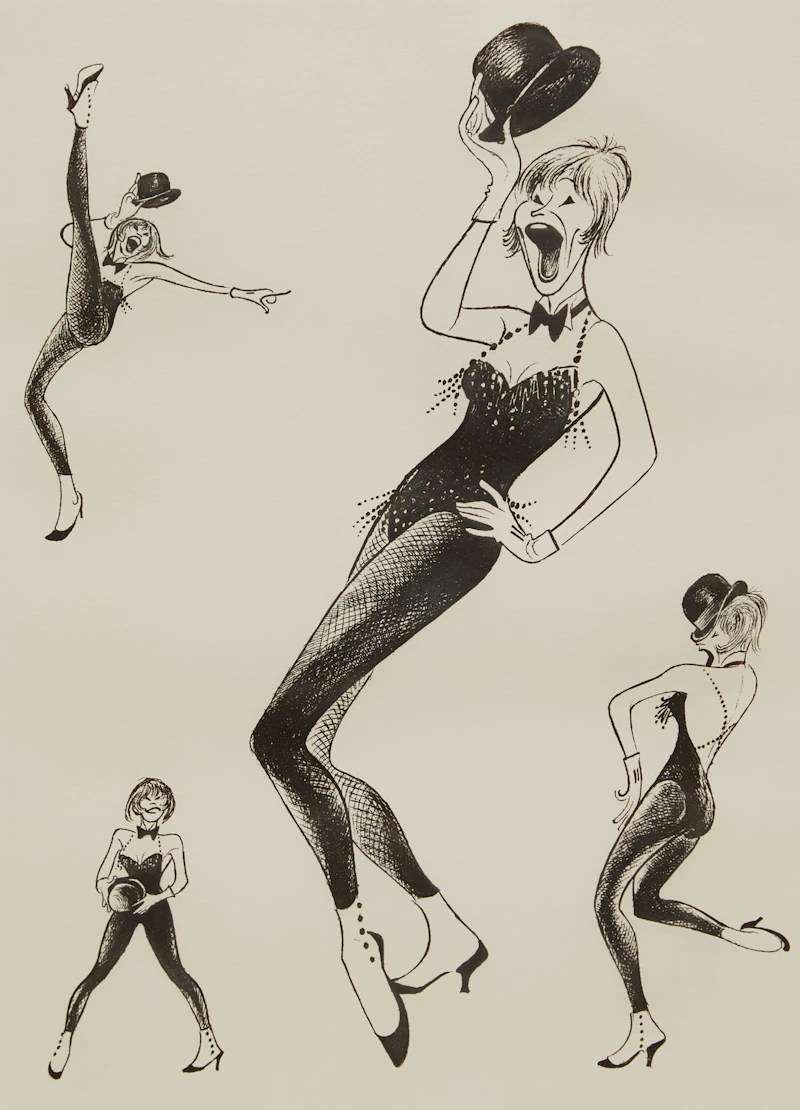 Al Hirschfeld, Shirley MacLaine, etching - view 2