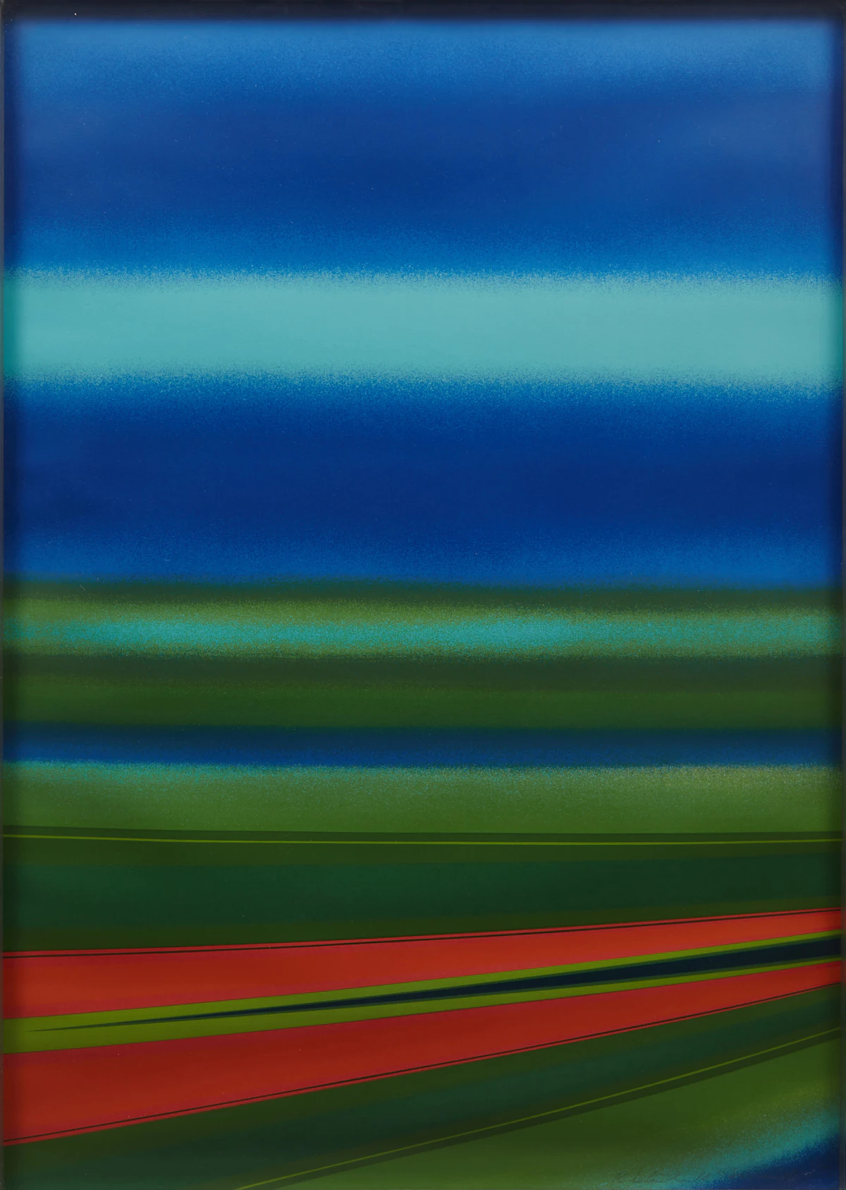 Rita Letendre, Sinaiah, colour silkscreen, 1978