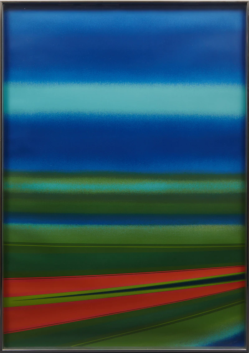 Rita Letendre, Sinaiah, colour silkscreen, 1978 - view 2