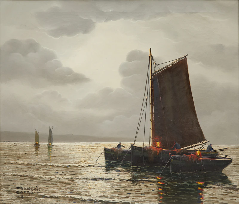 François Carbu, Retour de la pêche au clair de lune (Bretagne)