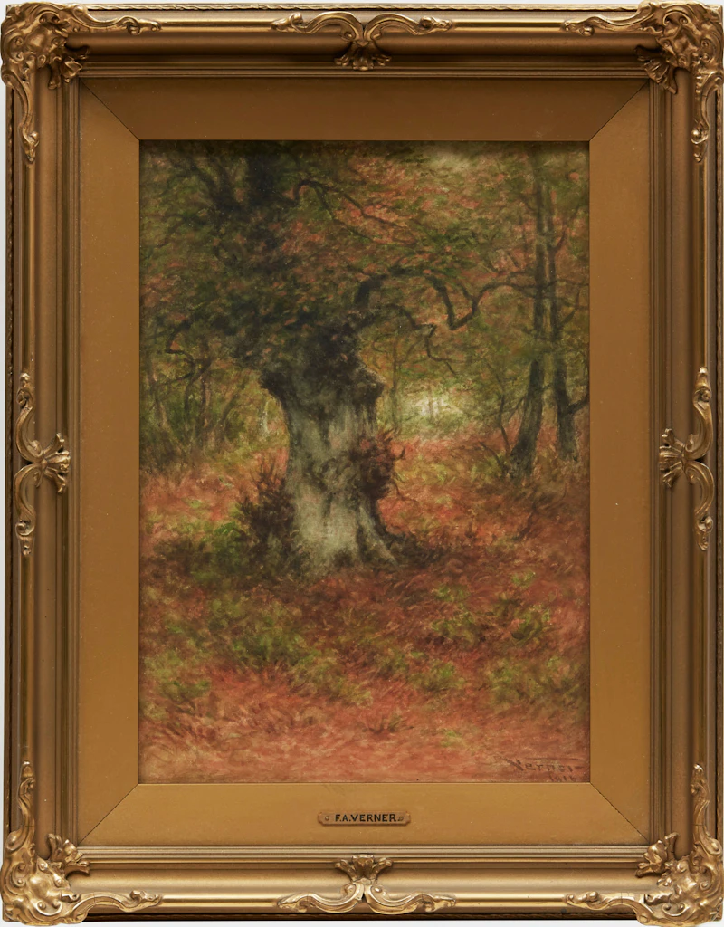 An Old Birch Tree by Frederick Arthur Verner