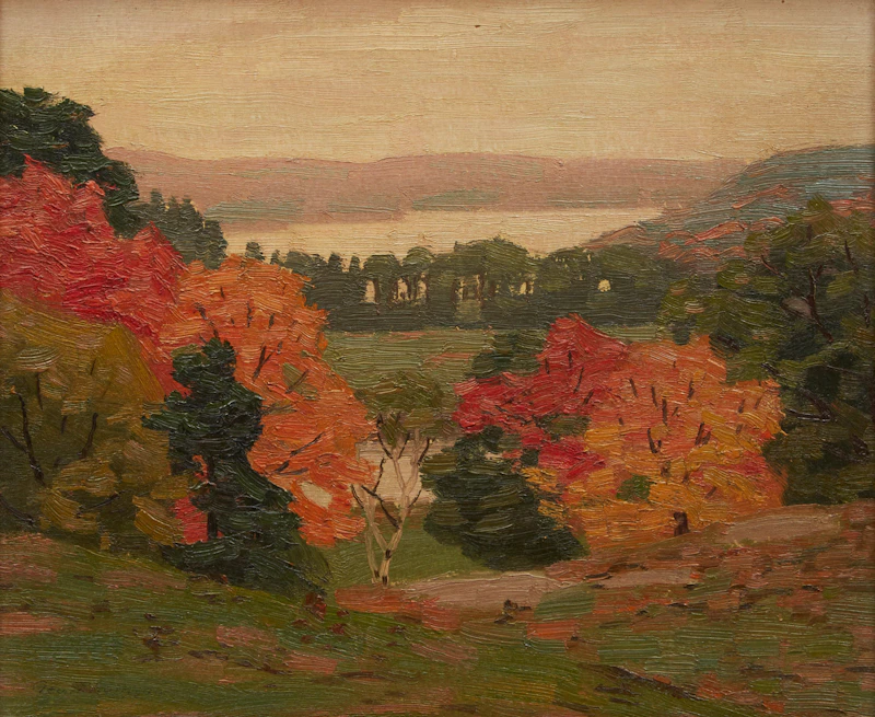 George Thomson, HIlls of Carnarvon, Haliburton, oil on board - view 2