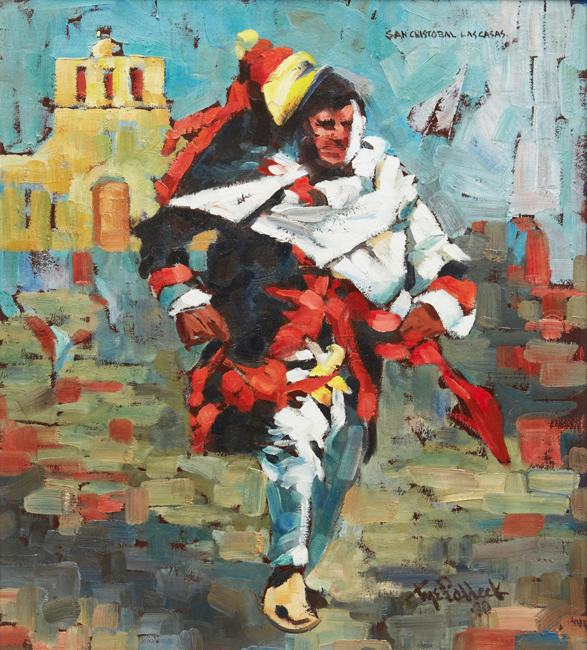 Tye  Palleck, San Cristobal Las Casas, oil on canvas