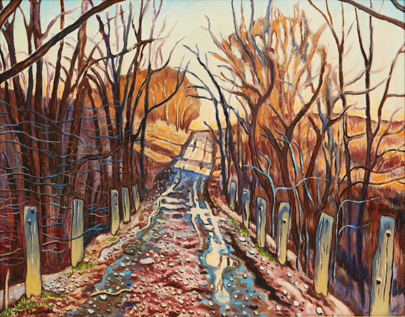 Lane Into Locke’s Springs in Late March, 1950 by Clark Holmes McDougall