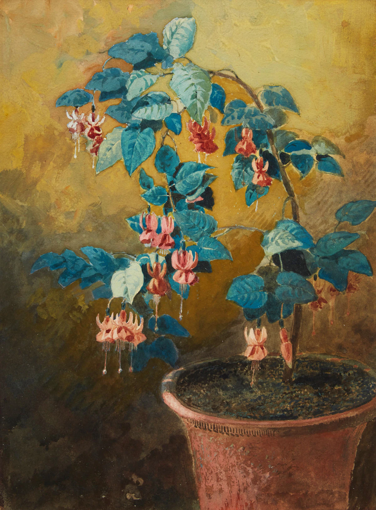 Attributed to Frederic Marlett Bell-Smith, Floral Still LIfe, watercolour