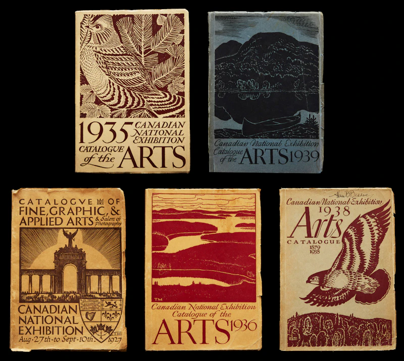 Canadian National Exhibition catalogues (1927; 1935; 1936; 1938 & 1939) by Books and Reference