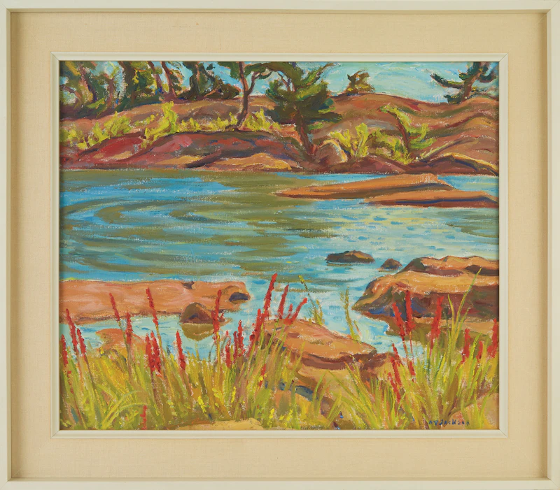Alexander Young Jackson, Go Home Bay, oil on canvas, 1961 - view 2