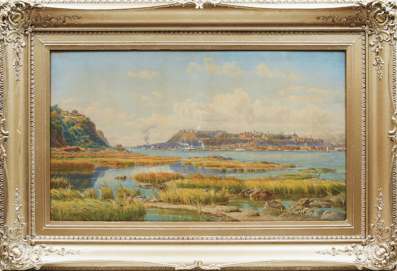 Charles Jones Way, The Noon Gun, Quebec, watercolour, 1899 - view 2