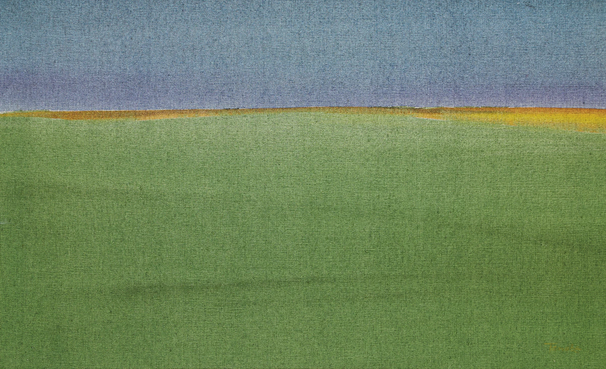 Takao Tanabe, The Prairies W, acrylic on canvas, 1975