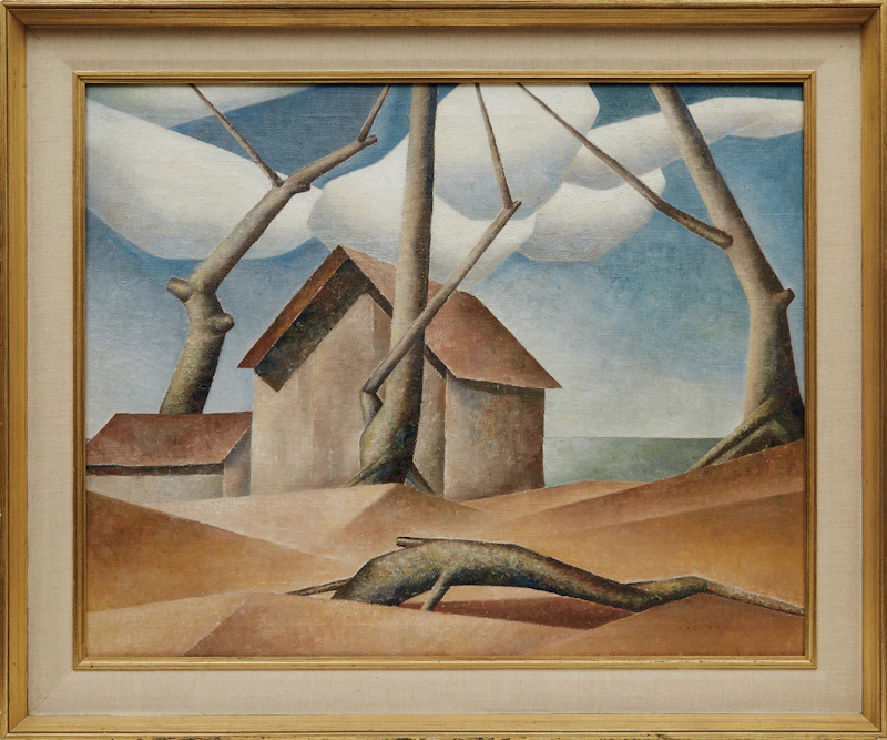 Bertram Richard Brooker, Delta Ice House, oil on canvas - view 2